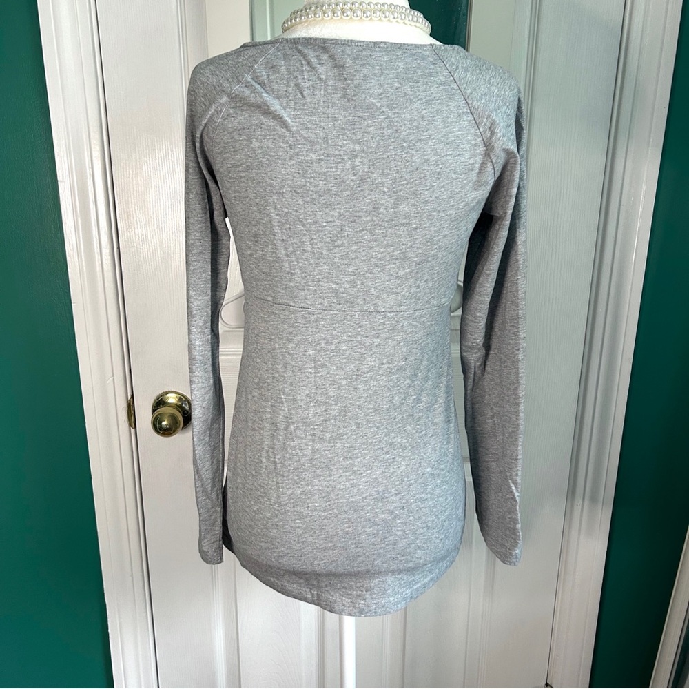 Sundance Gray Long Sleeve Top Small - Picture 6 of 7